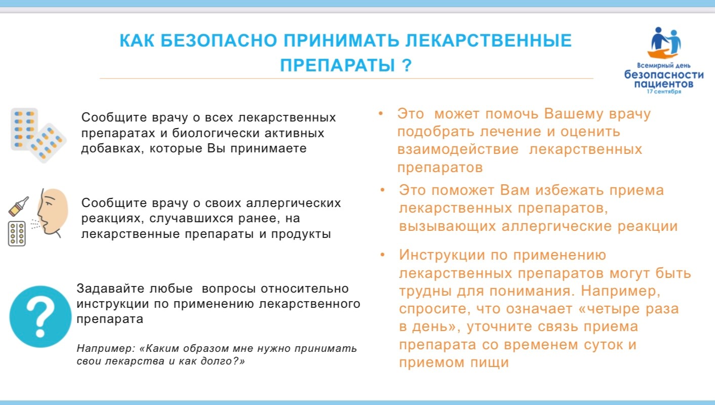 Неделя безопасности пациента и популяризации Центров здоровья 