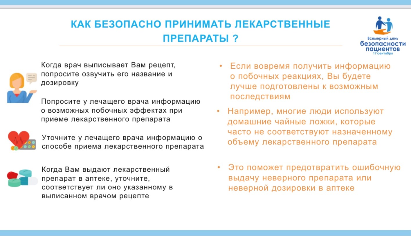 Неделя безопасности пациента и популяризации Центров здоровья 