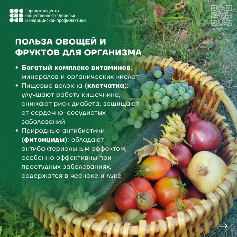 Неделя популяризации потребления овощей и фруктов