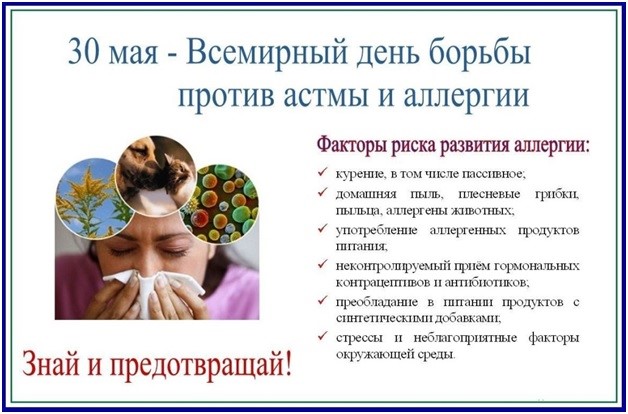 Всемирный день борьбы против астмы и аллергии