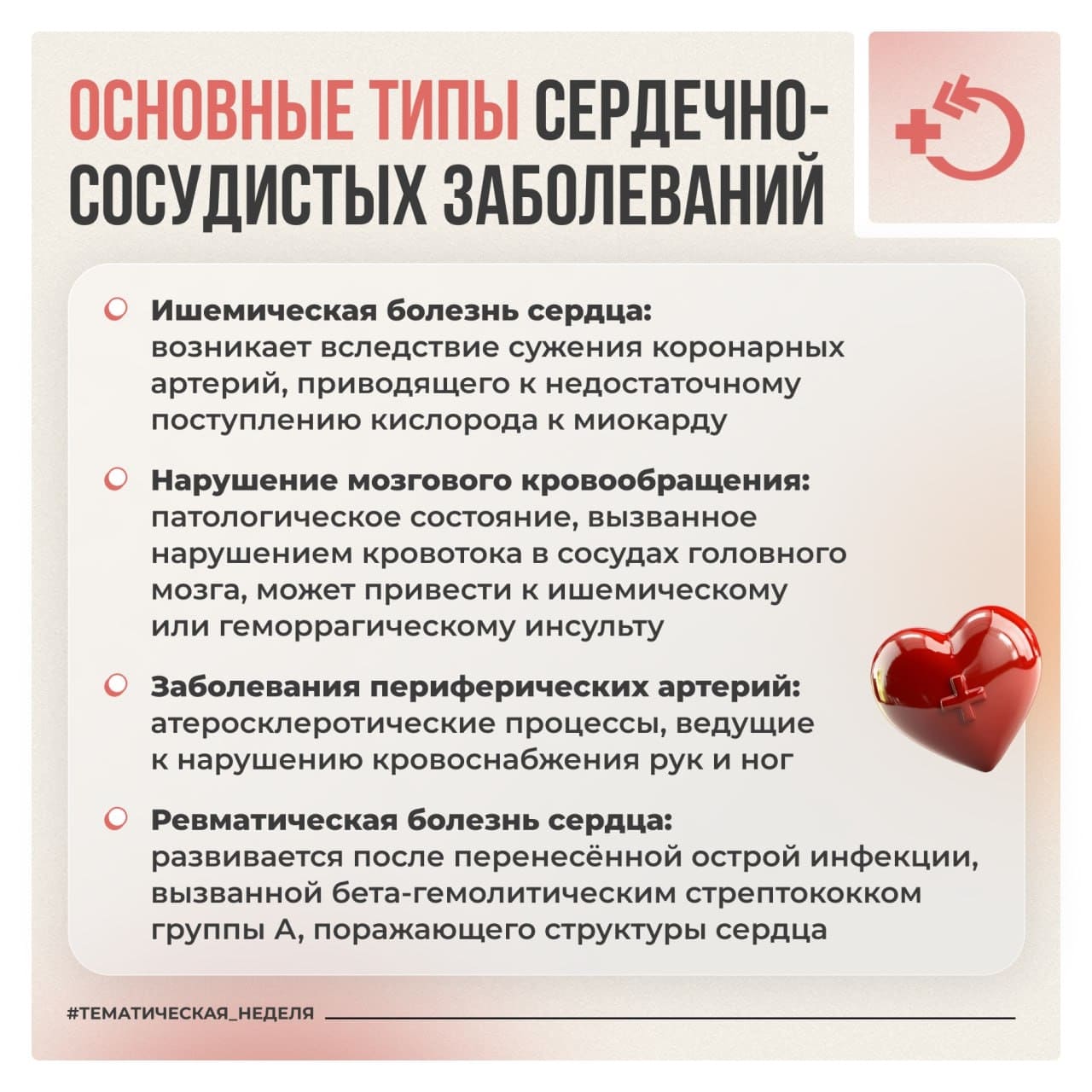 Неделя осведомлённости о заболеваниях сердца