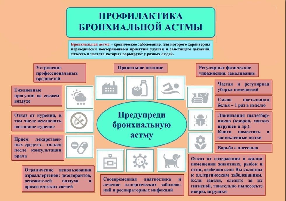 Что не нужно включать в план обследования ребенка с бронхиальной астмой тест